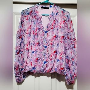 Marc New York lined Abstract Blouse